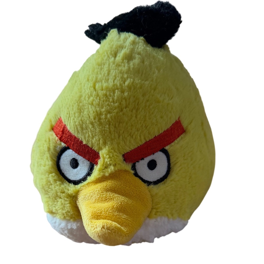 Angry Birds Yellow Chuck Bird Plush 7" Plush Stuffed Anima Commonwealth NO SOUND